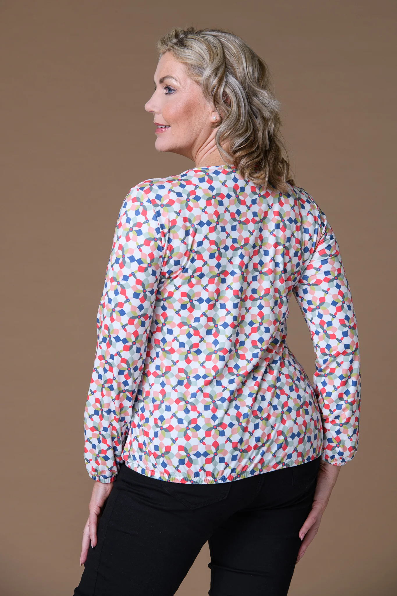 Button Blouson S.Soft Top MULTI - Image 2