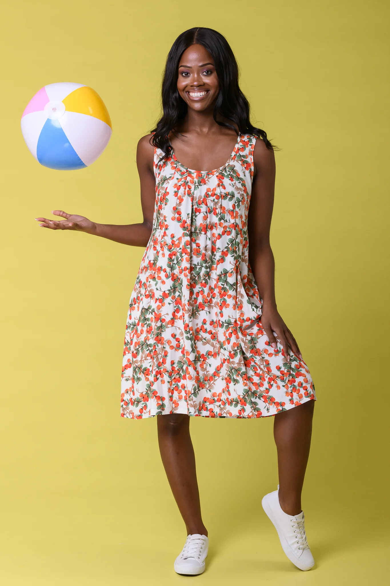 Cherry Blossom Sundress Multi Orange