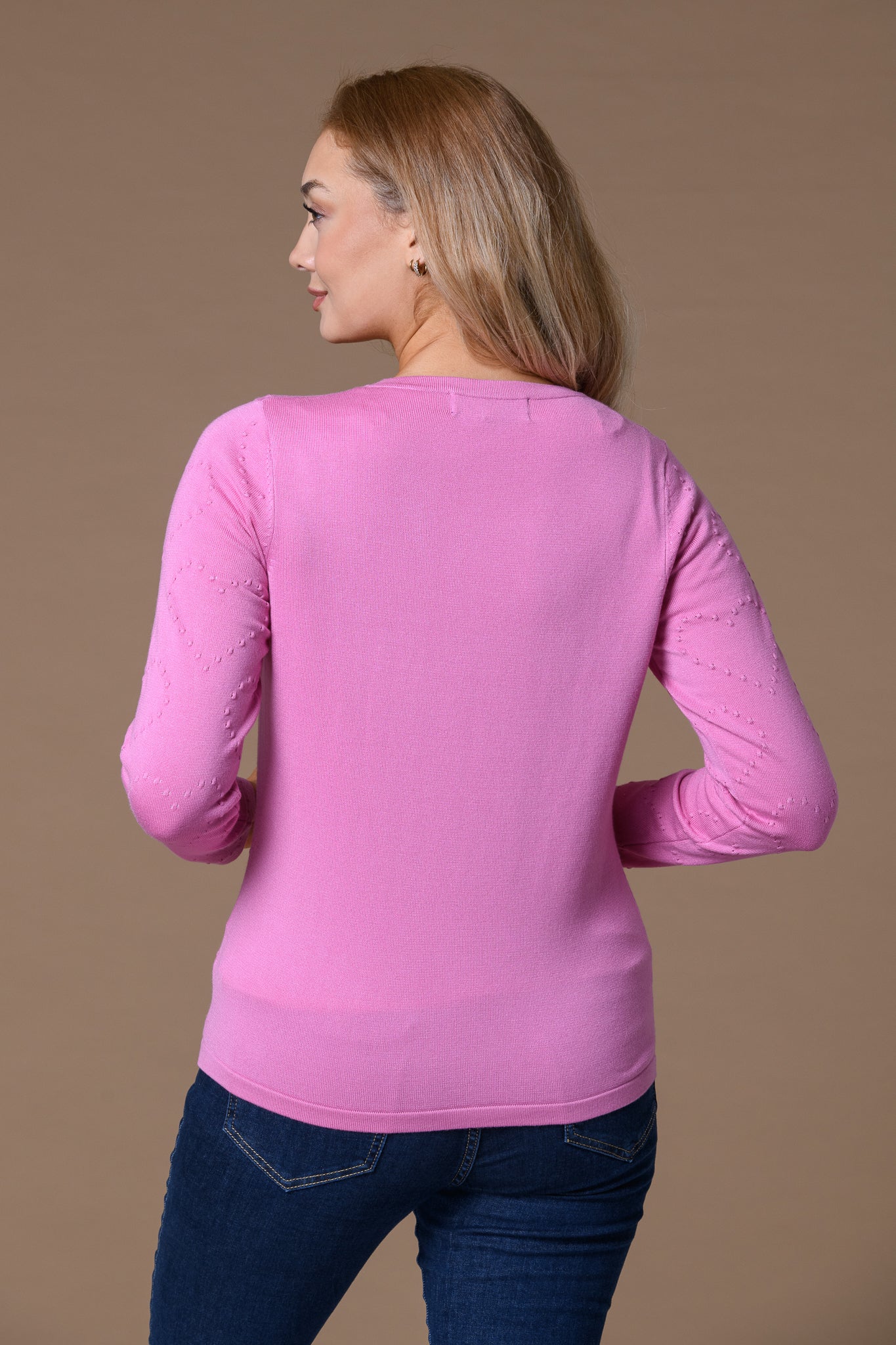 Dotted Hearts Sweater PINK - Image 2
