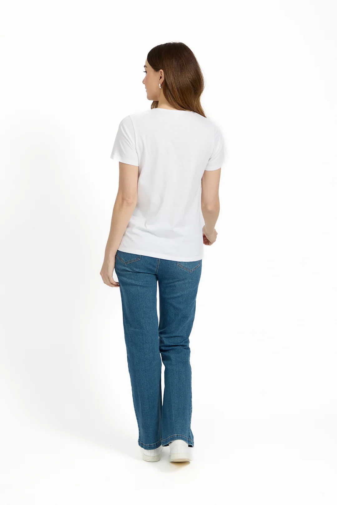 Holiday Mood Printed Tee WHITE - Image 2