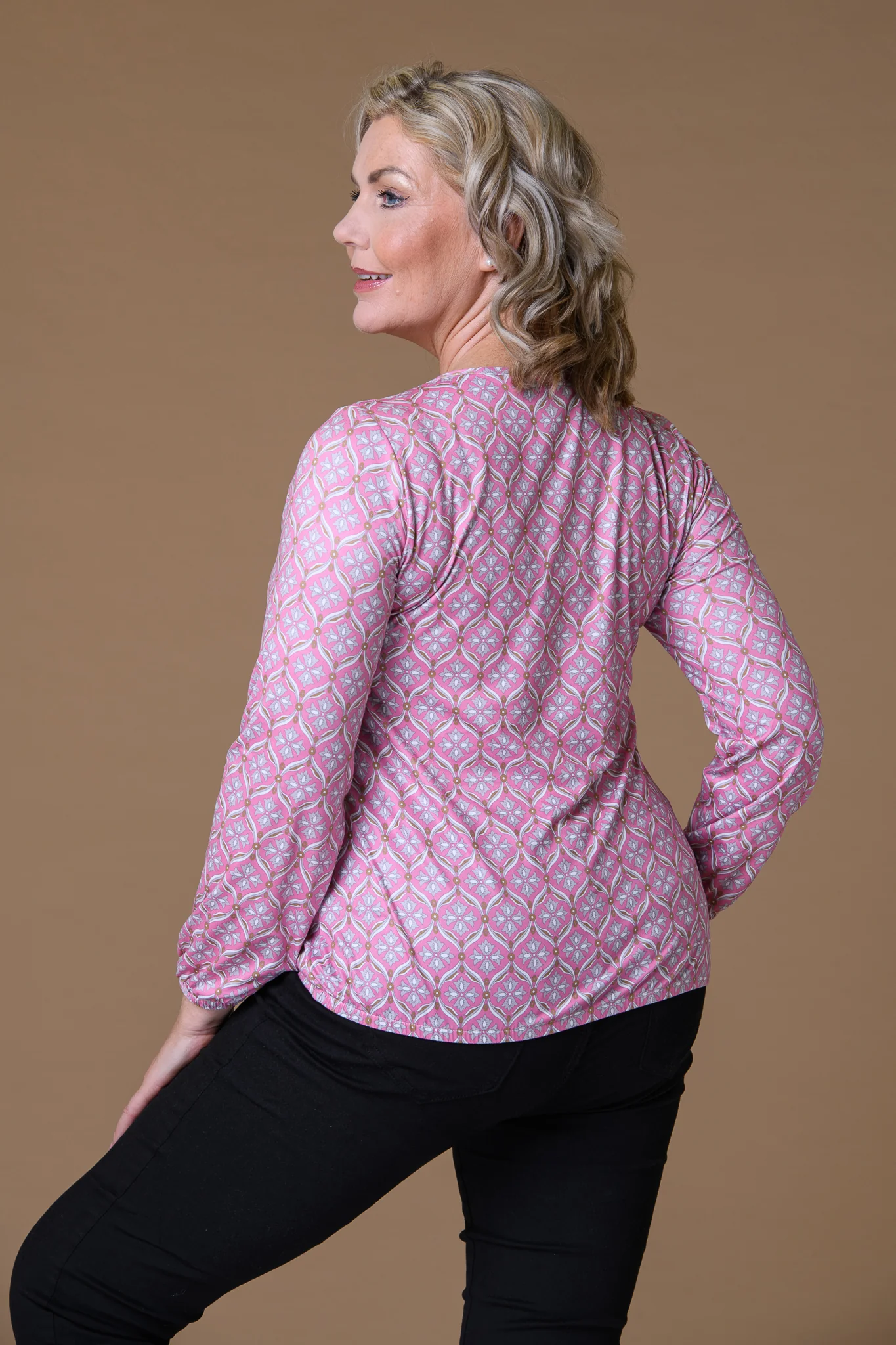 Keyhole Supersoft Top Pink - Image 2