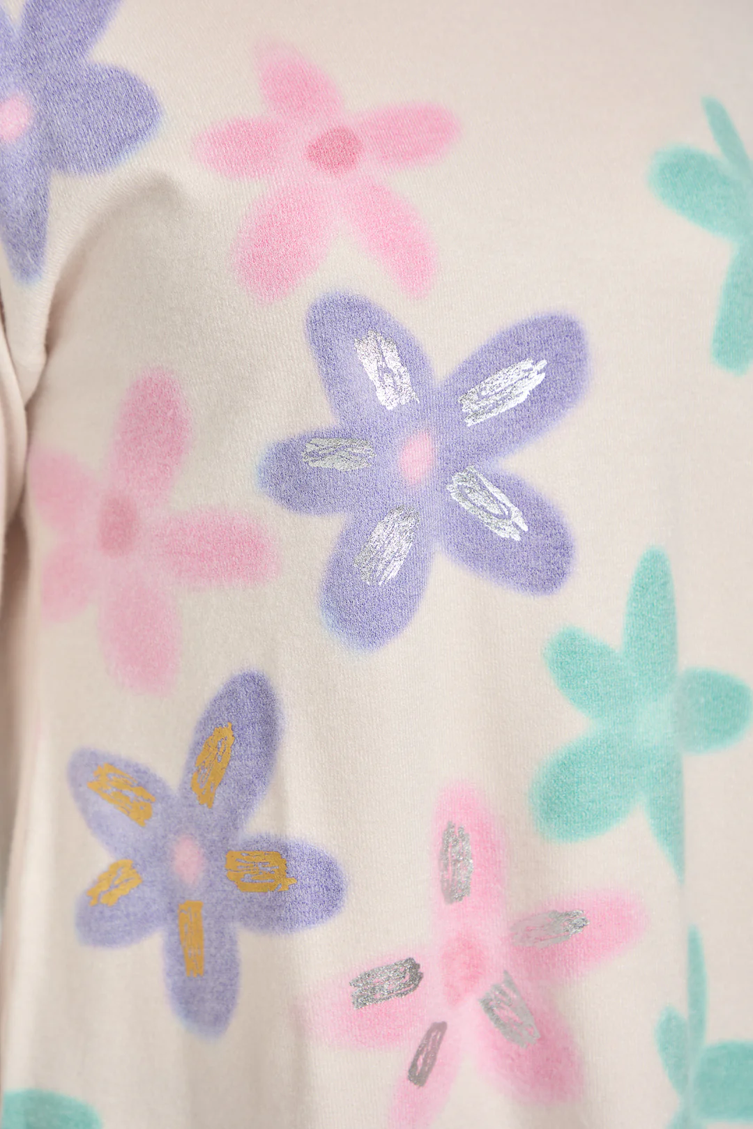 LARGE FLORAL PRINT JUMPER PINK - Image 5