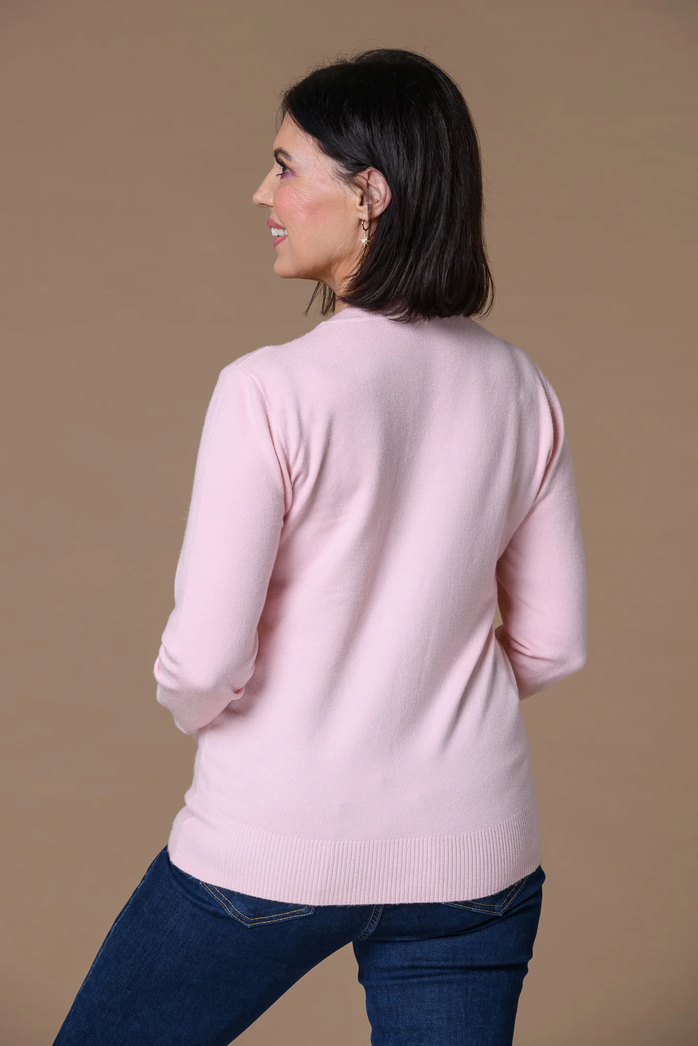 Lurex Flowers Sweater PINK - Image 2