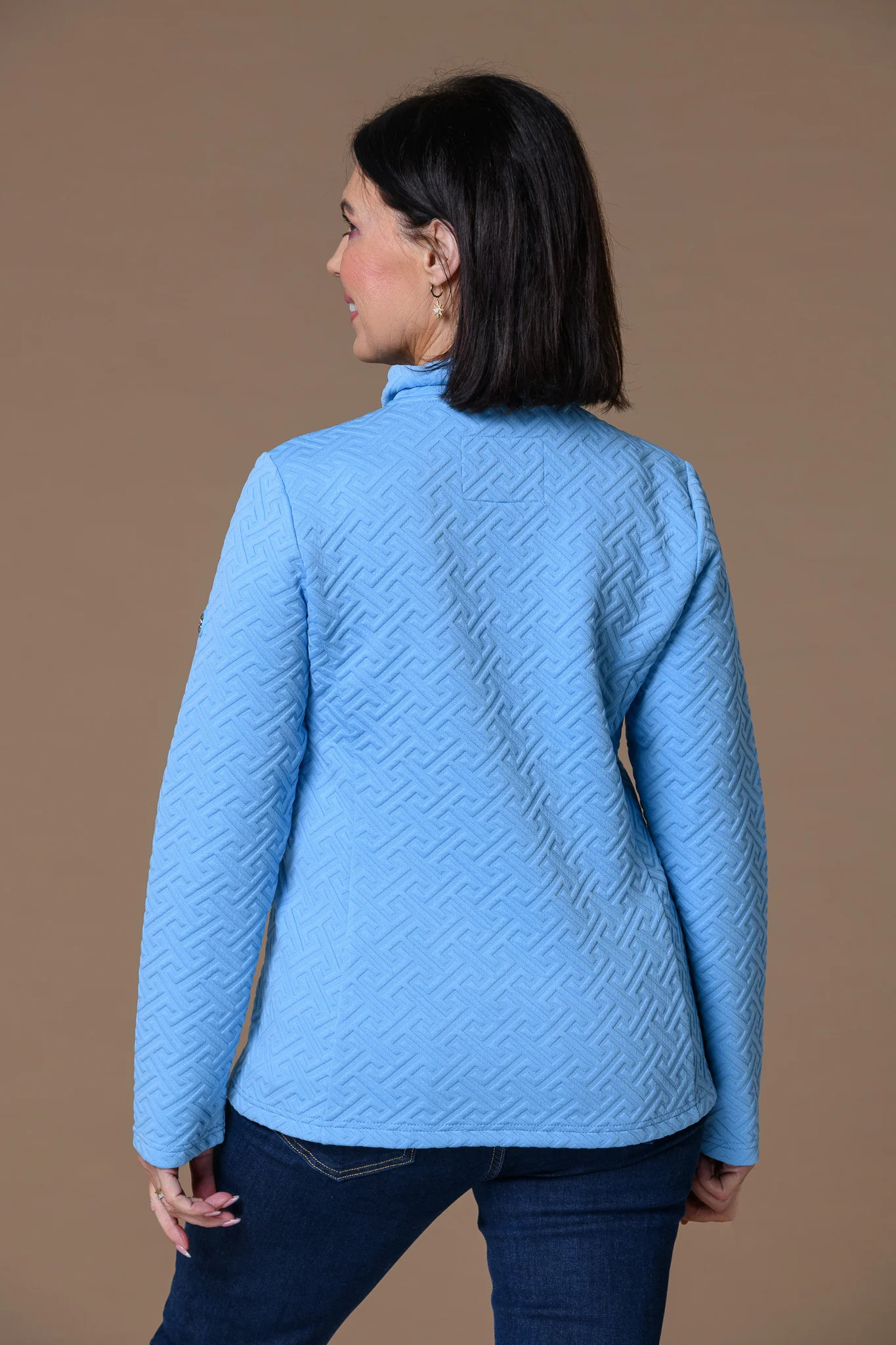 Maze Full Zip Top BLUE - Image 3