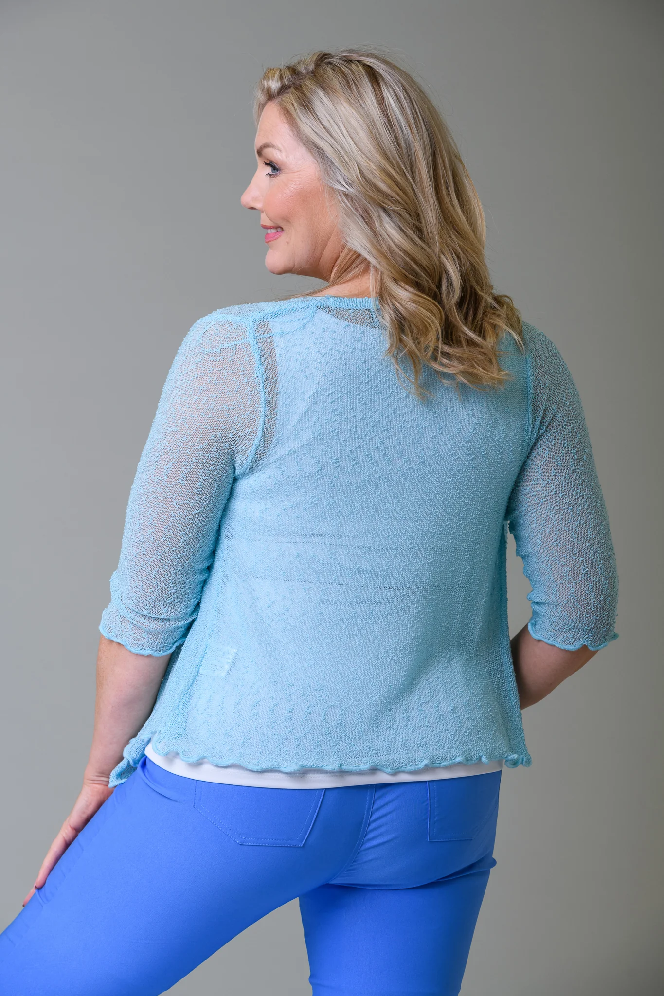 Popcorn Shrug BLUE - Image 2