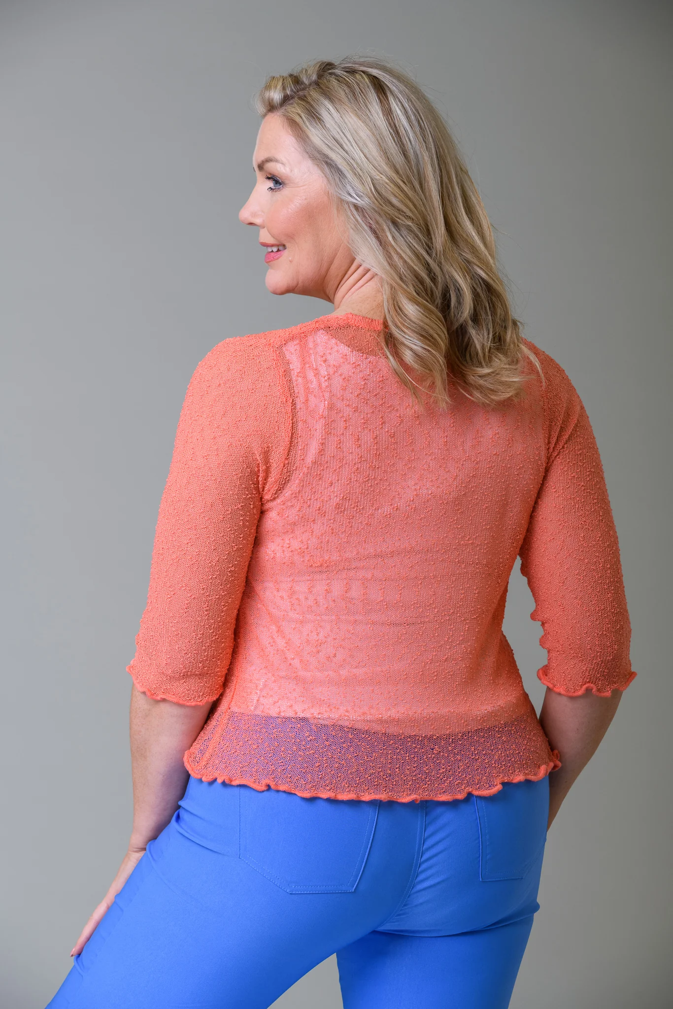 Popcorn Shrug CORAL - Image 2
