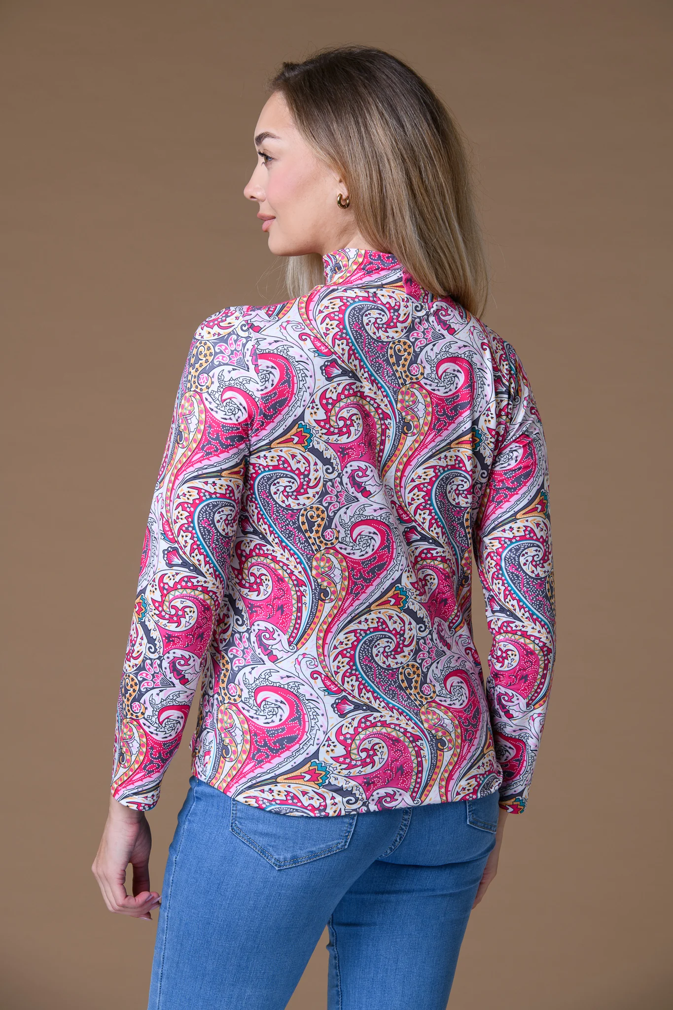 S.Soft Turtleneck top PINK - Image 2