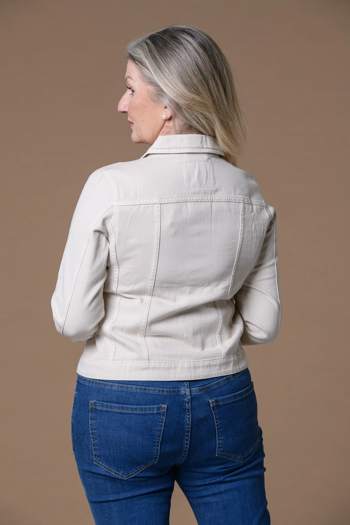 Spring Denim Jacket SAND - Image 2