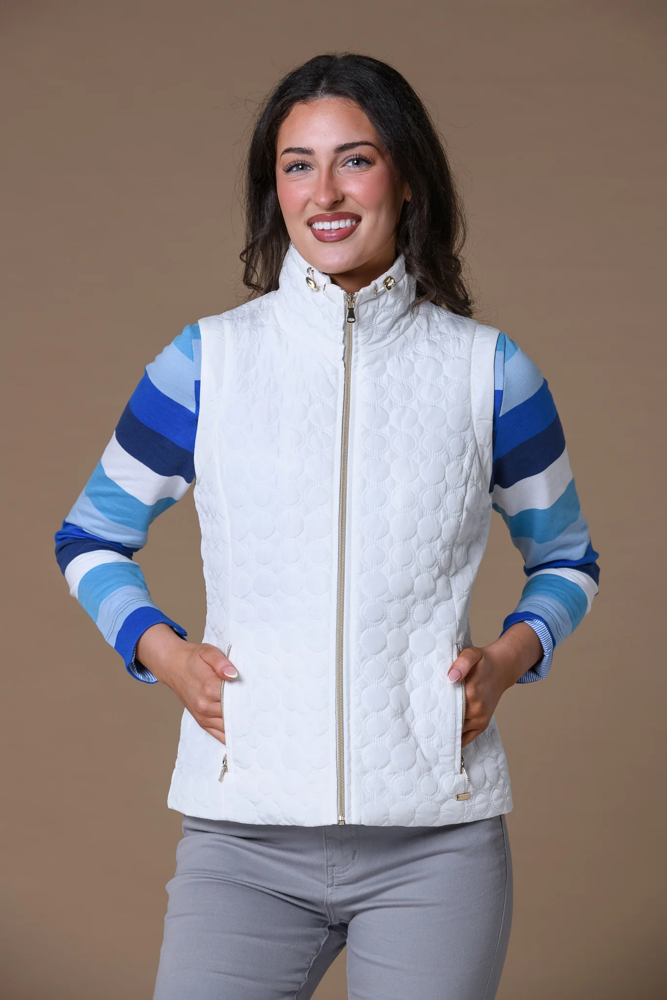 Stripe Colourful Sweatshirt Blue/Navy - Image 3