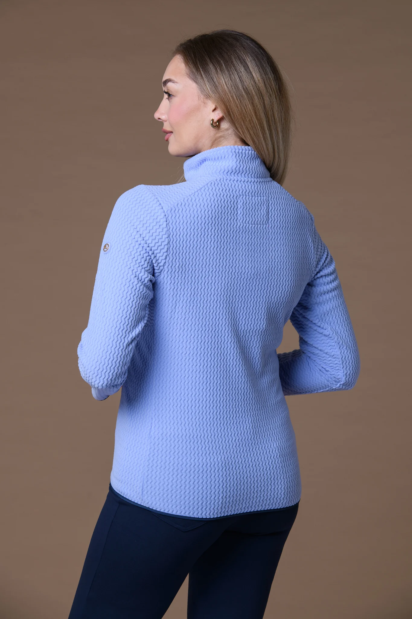 Zig Zag Full Zip Top LILAC - Image 2