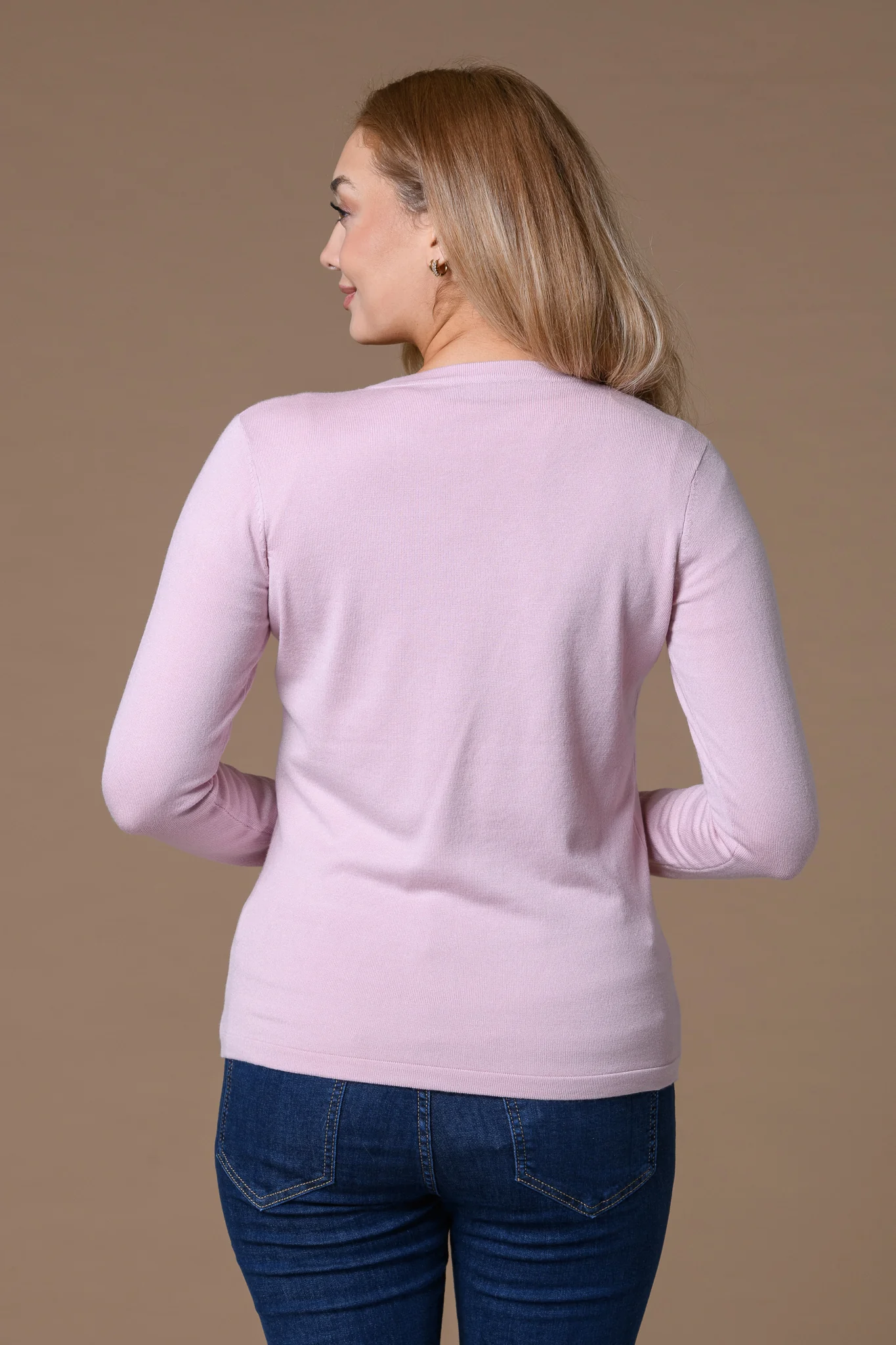 Zig Zag Print Sweater PINK - Image 2